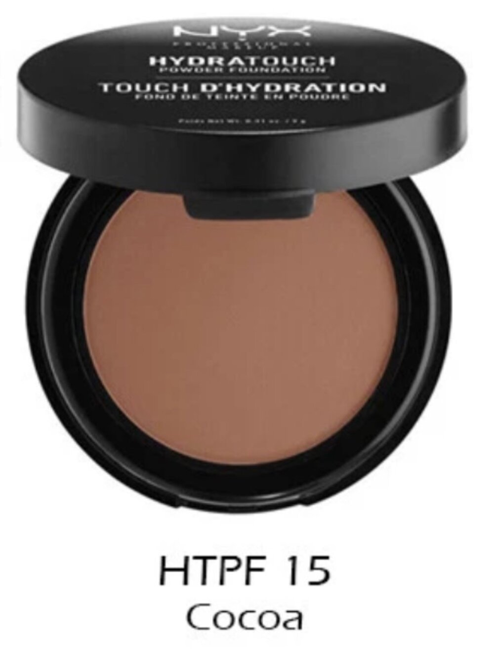 🍫 Nyx Hydra Touch Powder Foundation Cocoa HTPF15 Wet Or Dry
